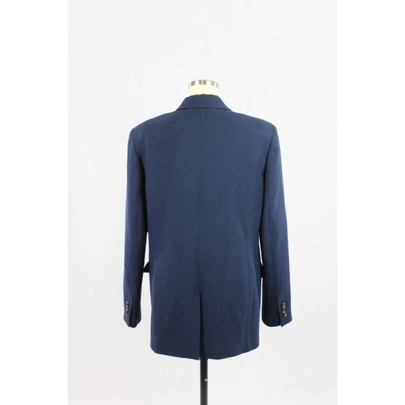 Aritzia WILFRED Generation Navy Blue (Re)Essential Oversized Blazer, Size S - Picture 3 of 15